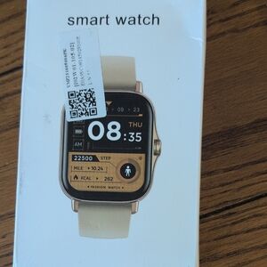 Smart Watch with Pink Strap
